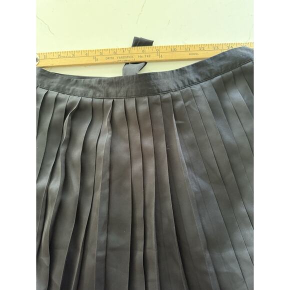 Gap Womens Pleated A Line Mini Skirt Size 8 Black Skater Tennis Cocktail Preppy - Picture 8 of 9